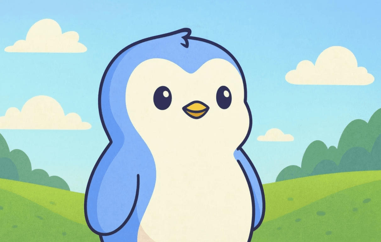 PENGU crossed four moving averages