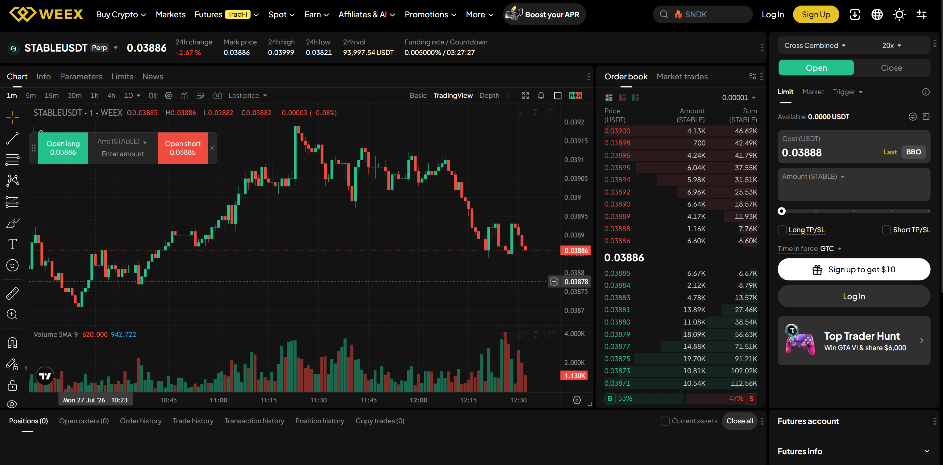 STABLE Crypto Airdrop Guide: How to Claim 50,000 USDT Rewards on WEEX