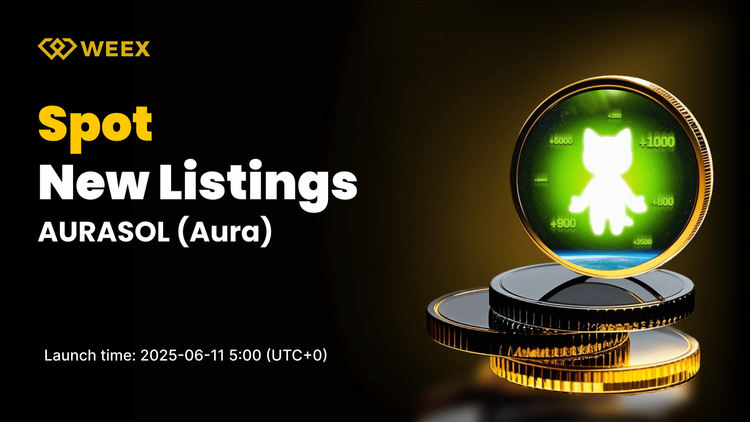 光环 (AURASOL) 现已在 WEEX 现货交易中与 AURASOL USDT 交易对