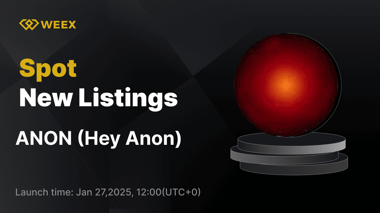 Hey Anon (ANON) 现已上市：ANON USDT 货币对交易在 WEEX 开放