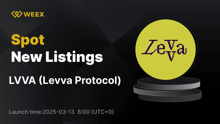 Levva 协议 (LVVA) 现可在 WEEX 上使用 LVVA USDT 交易对进行交易