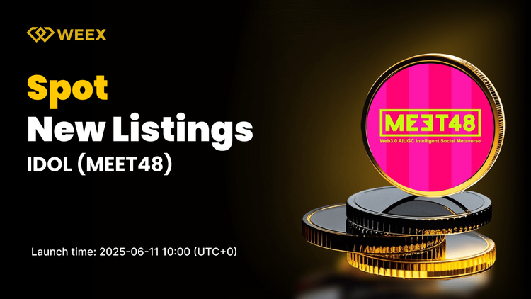 MEET48 (偶像) 加入 WEEX 现货交易，交易对为 IDOL USDT