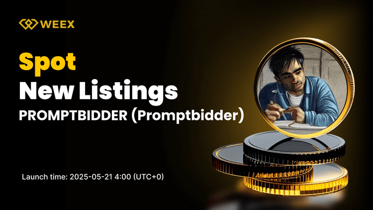 PROMPTBIDDER USDT 即将在 WEEX 现货交易平台上币