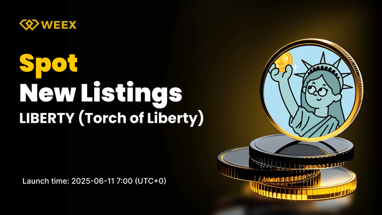 自由之火（LIBERTY）现已在WEEX现货交易所上市，并推出LIBERTY USDT交易