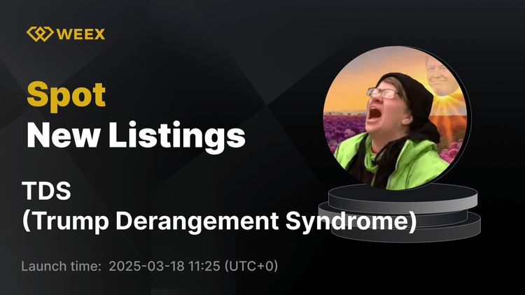 特朗普错位综合症 (TDS) 现在 WEEX 上交易 - 探索 TDS USDT 交易对！