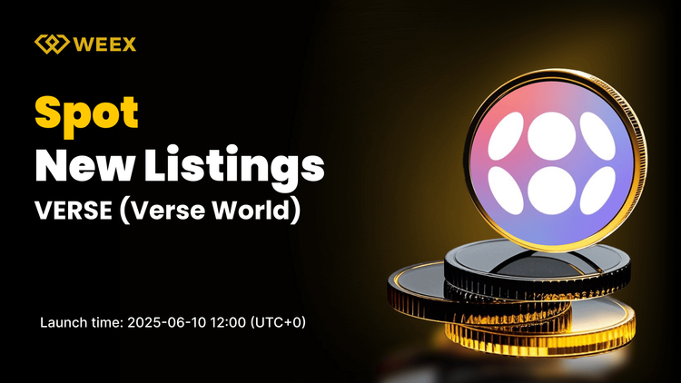 Verse World (VERSE) 现已在 WEEX 现货平台上交易，VERSE 现已与 USDT 交易对上线