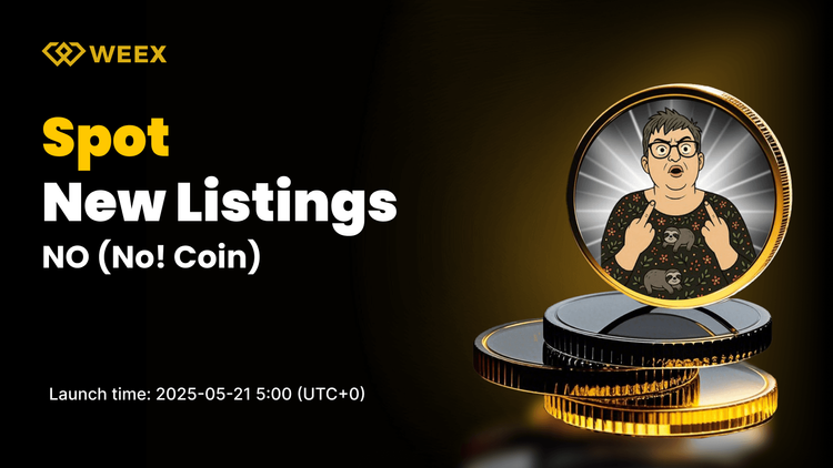 WEEX 不上市！币（NO）到现货市场，NO USDT 交易对