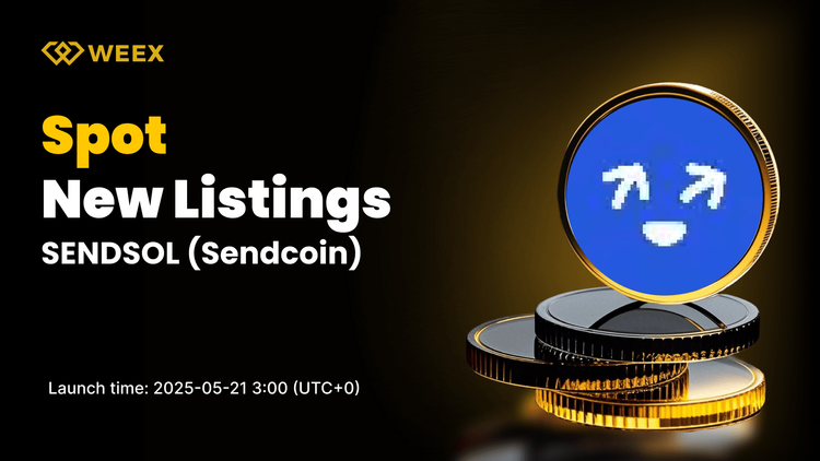 WEEX上线Sendcoin（SENDSOL）现货交易